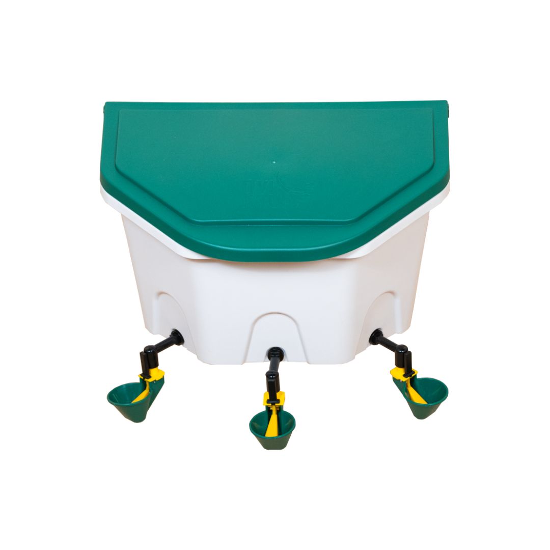 AviAqua 2 Gal Poultry Drinker - 3 Cups close up image