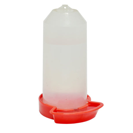 Hatching Time Cimuka. 25oz Chick starter drinker for corner is visible.